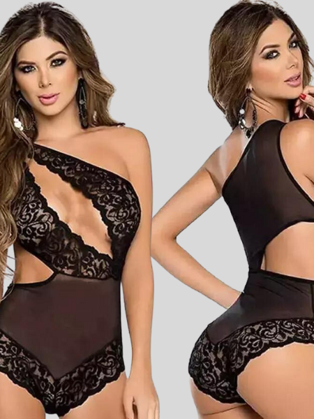 Mesh Sexy Sheer Babydoll Nightwear Dress