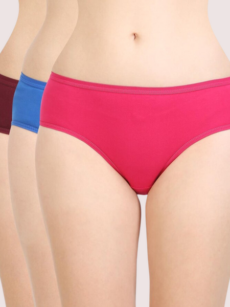 12-Piece Cotton Hipster Panties Wholesale Lot