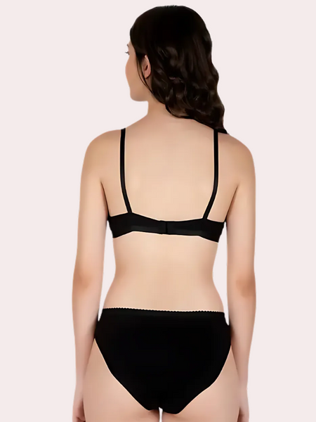 French Daina Essential Black: 2 Bras and 2 Panties Combo Set