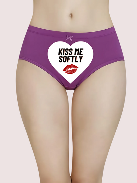 Kiss Me Softly Custom Panty for Her