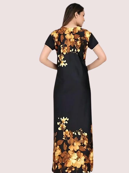 Satin Maxi Nightgown for Women