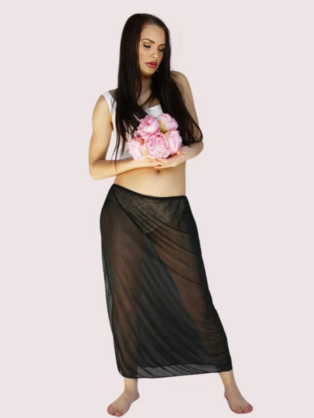 Twilight Elegance Sheer Underskirt – Plus Size