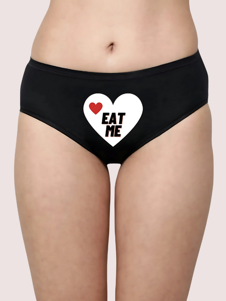 Eat Me Printed Hipster Panty Gift Pack
