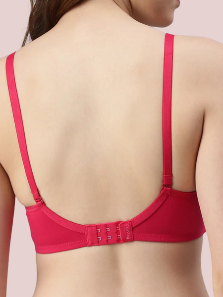Passion Plunge – Red Seamless Padded Bra