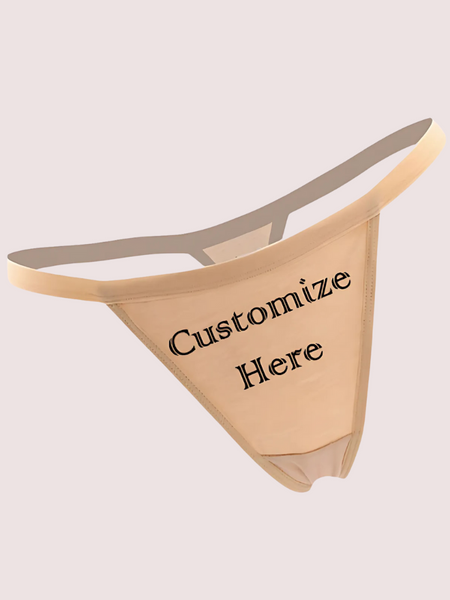 Customize Design Cotton Seamless String Thong