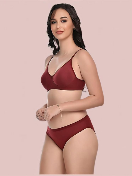 Comfort Bliss 2-Pack Lightly Padded Bra & Panty Set