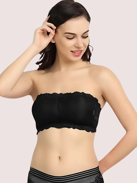Soft and Stretchable Wirefree Tube Top Bra for Comfort