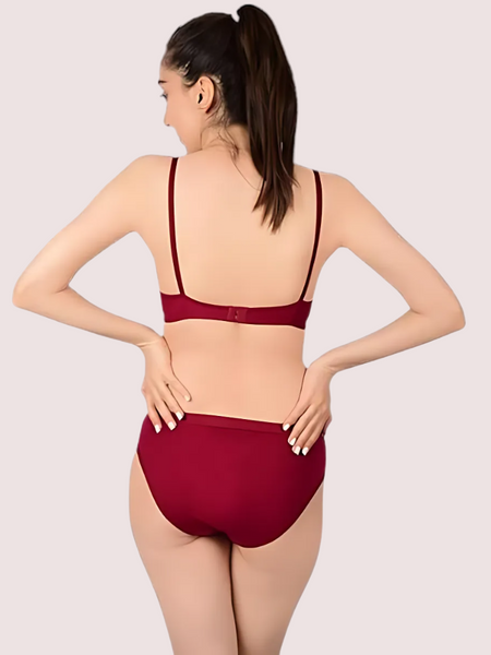 Comfortable Cotton Bra & Panty Set for Women (2 pack)