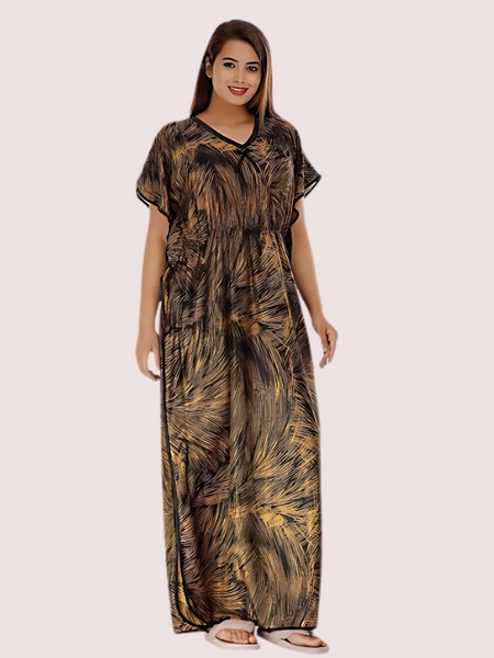 Printed Satin Nightie for Girls/Women