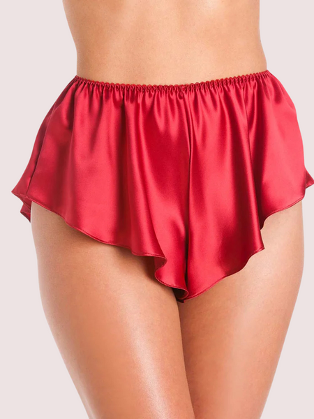 Opulent Silk Satin French Knickers