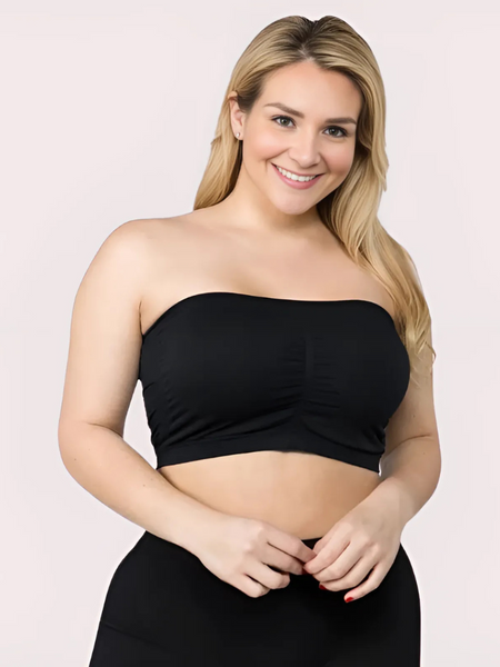 2-Pack Tube Bandeau Bra Tops for Women
