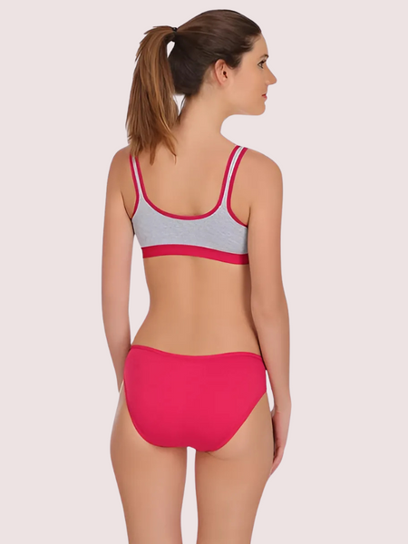 Trendy Sports Bra with Panty for Women (2 pack)