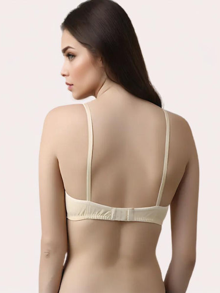 French Daina 2-Pack Beige Cotton Comfort Bra