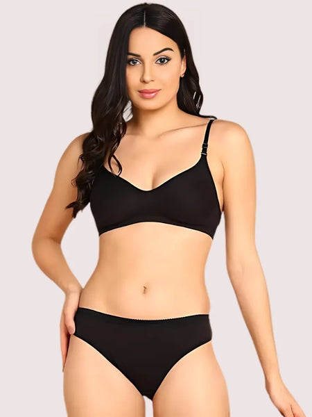 Breathable Cotton Lingerie Set for Her (2 pack)