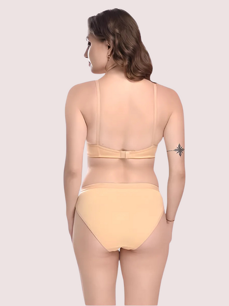 Everyday Elegance Cotton Bra Panty Set (2 pack)