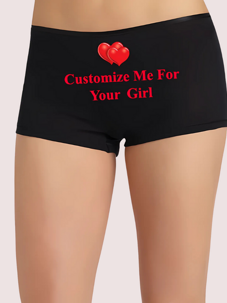 Cozy Waistband Boyshort- Customize For Your Girl
