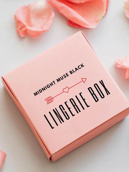 Midnight Muse Black Lingerie Gift Box