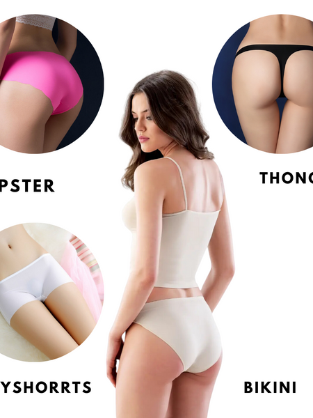 4 Different Style Underwear Pack