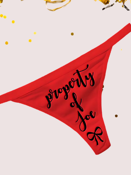 Hot Teen Girls G-String Underwear Custom Printing