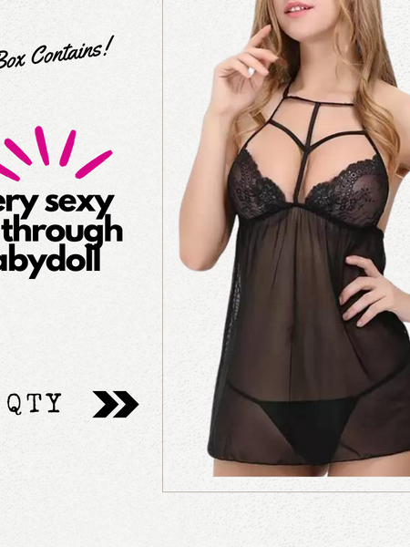See-Through Seduction Lingerie Gift Box