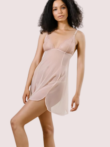 Midnight Enchanté Lace Chemise – Plus Size