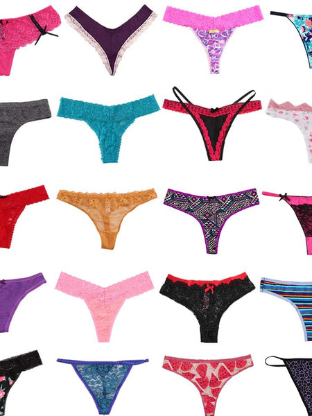 10 Pack Sexy Panties Sexy Cheeky Panty Variety Pack