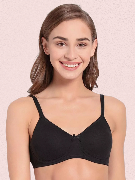 Lightweight Non-Wired Cotton Bra (Pack of 2)