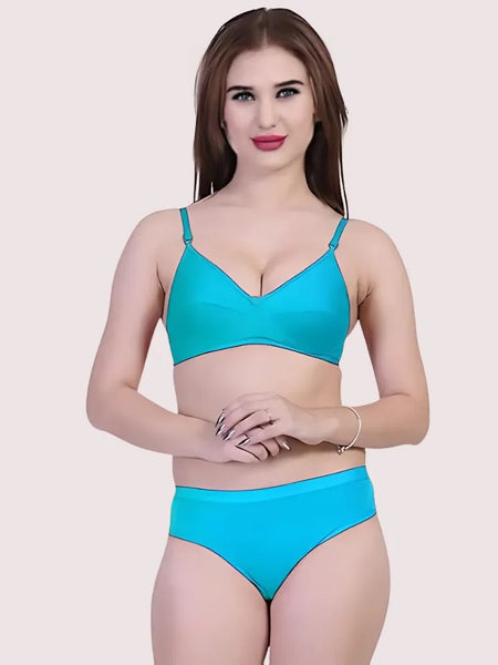 Women's Non-Padded Bra Panty Set (2 pack)