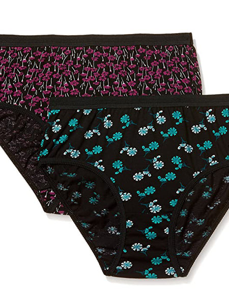 Comfy Plus Size Daily Wear Cotton Panties-2 + 1 Free Bra