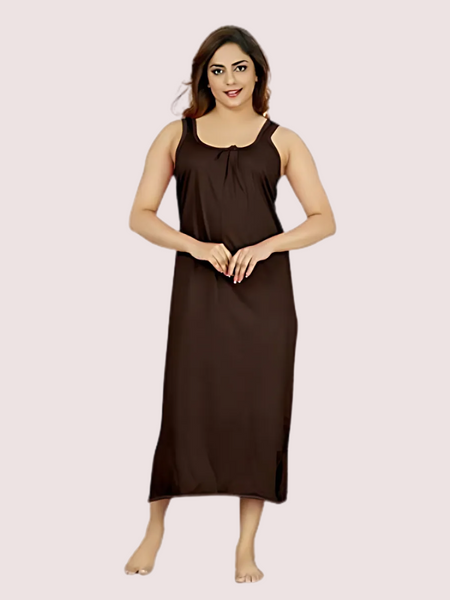 Women's Long Cotton Nightgown Slip