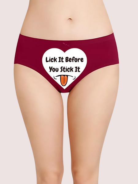 Playful Custom Message Intimate Panty