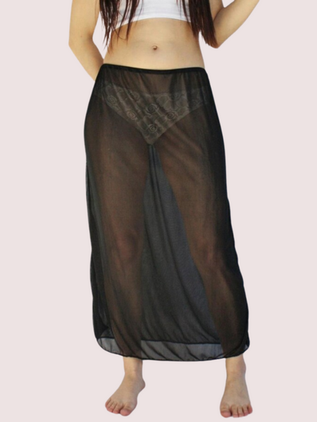 Twilight Elegance Sheer Underskirt – Plus Size