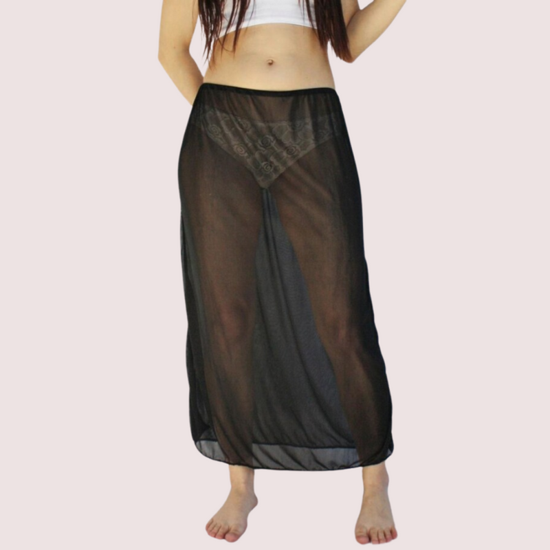 Twilight Elegance Sheer Underskirt – Plus Size
