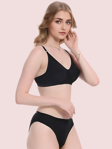 Comfort Bliss 2-Pack Lightly Padded Bra & Panty Set