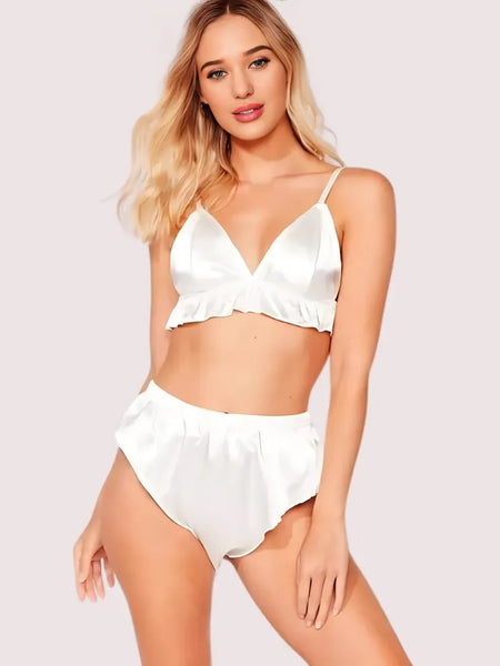 Stylish Pure Silk Bra Set for Modern Women