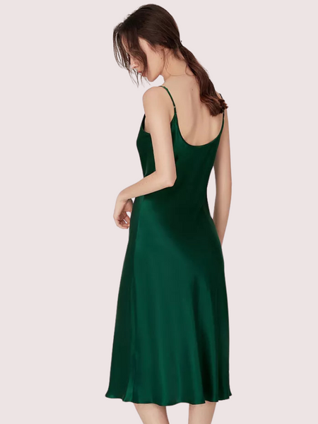 Luxurious Women's Silk Satin Sleepwear Nightdress
