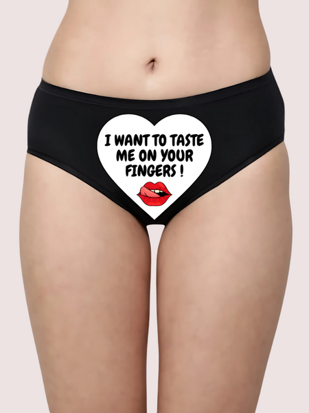 Customized Temptation Panty - A Secret Message