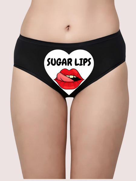 Sugar Lips-Coated Whispers Custom Panty