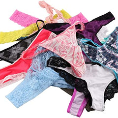Six Assorted styles Thong's in One Pack