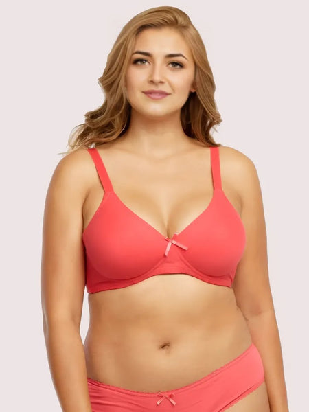 2 Pack No Wire Full Cup Light Padded bra