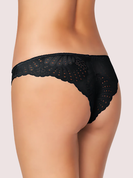 2 Classic Lace Sultry Tanga Thong underwear