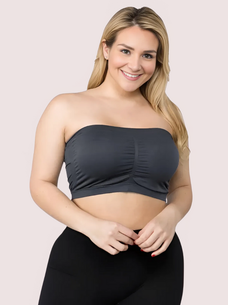 2-Pack Sexy Tube Bandeau Bra Tops for Women