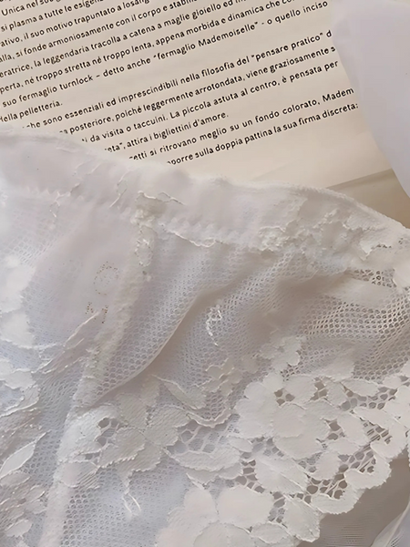 Hip Ruffled Crotch Mesh Lace Panties