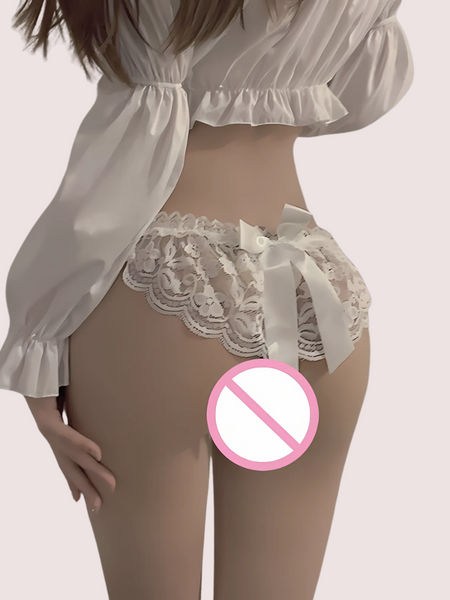 Ladies Seamless Crotch Lace Underwear