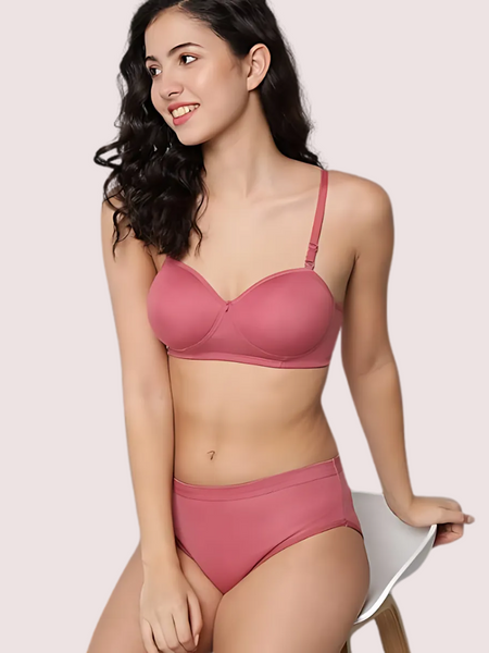 Casual Chic Cotton Bra Panty Set (2 pack)