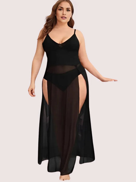 Moonlit Temptation Sheer Nightgown