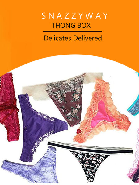 ♥Snazzyway Thong Panties Trial box