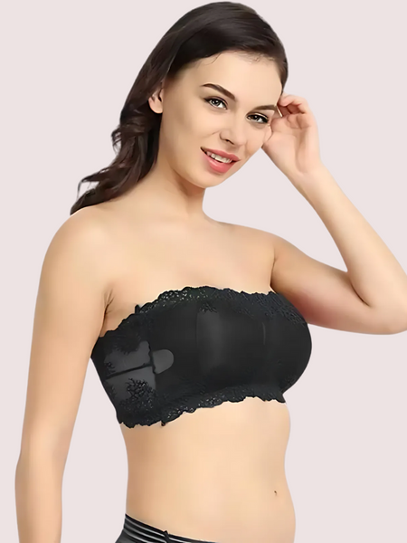 Soft and Stretchable Wirefree Tube Top Bra for Comfort