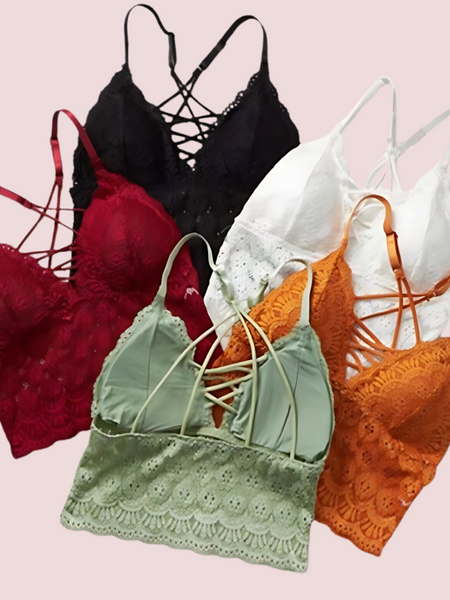 Soft Lace luxury longline bralette ( 2 Pack )