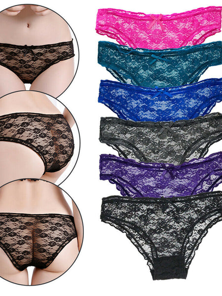 2 pack Women's Lace Stretch Hipster Panties